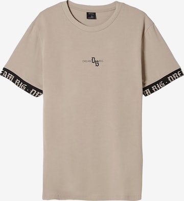 T-Shirt Bershka en beige : devant