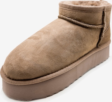 thies Snow Boots 'thies 1856 ® Platform Shorty Boot' in Grey: front