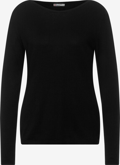 STREET ONE Pullover in schwarz, Produktansicht