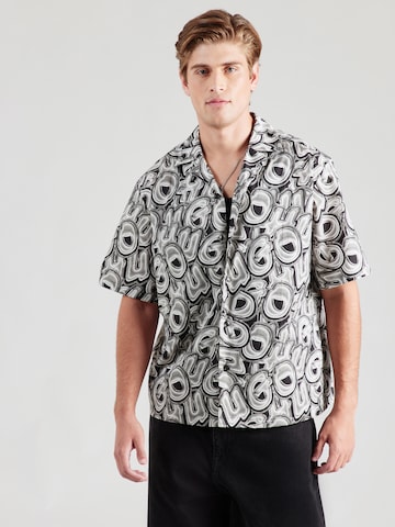 HUGO Comfort Fit Paita 'Eligino' värissä sininen: etupuoli