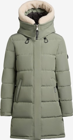 Manteau d’hiver 'Kelsi' khujo en vert : devant