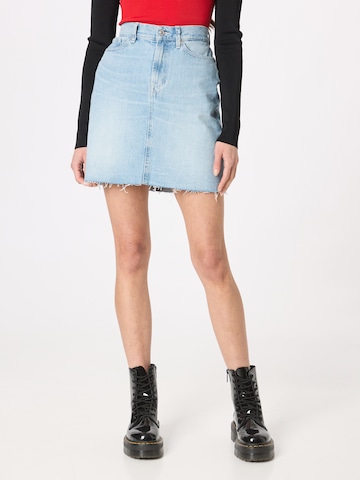 7 for all mankind Rok 'KEIRA' in Blauw: voorkant