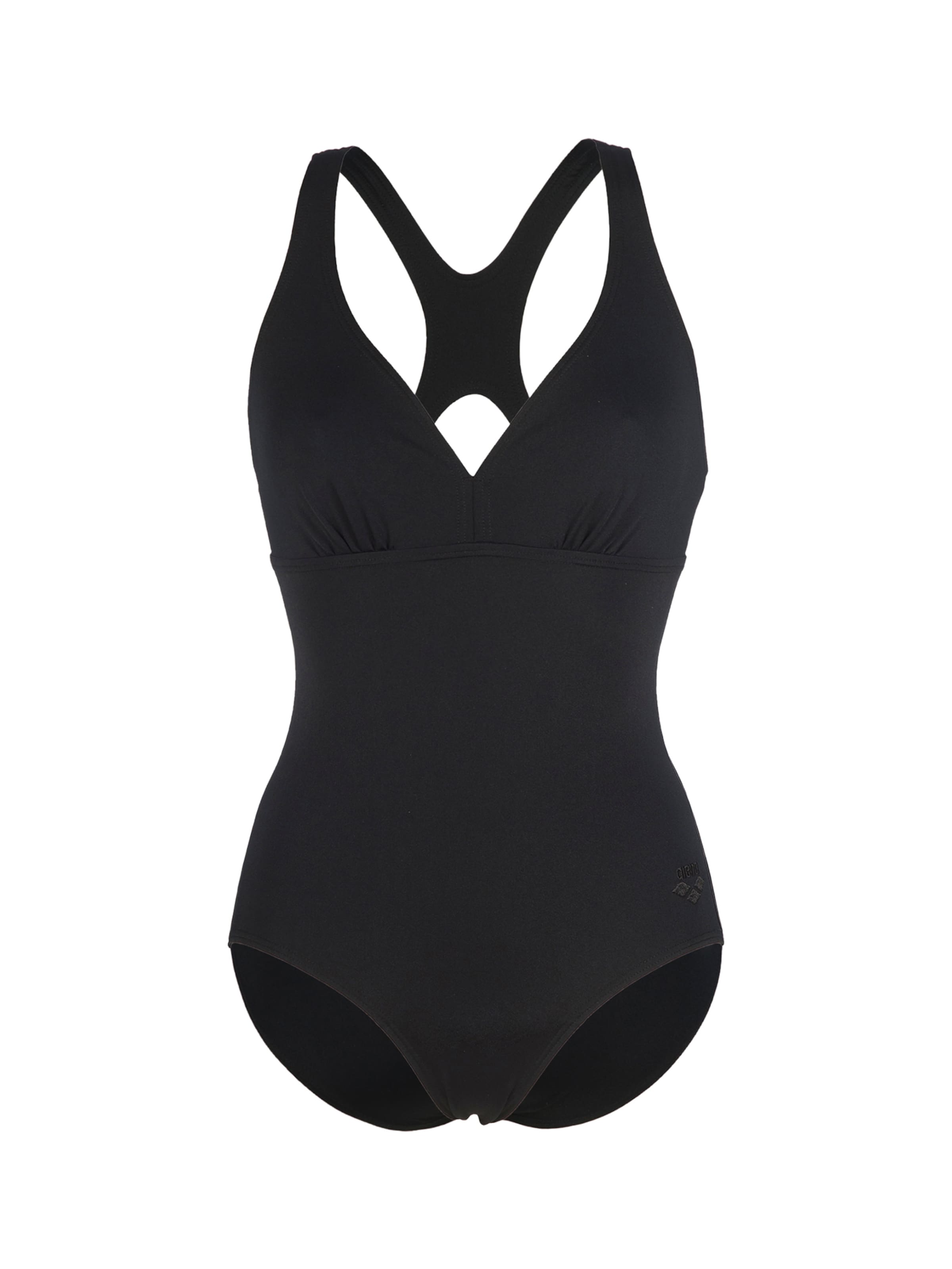 ARENA Korzetová Plavky 'MAY LOW' – černá: přední strana