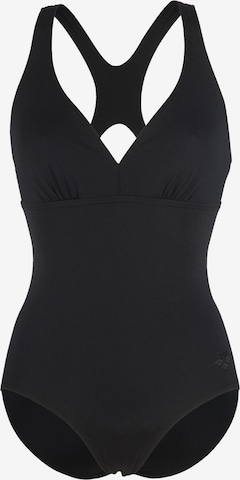 ARENA Bustier Uimapuku 'MAY LOW' värissä musta: etupuoli