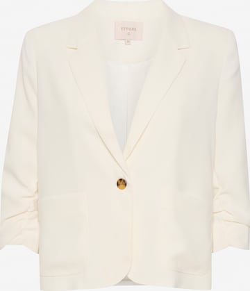 Cream Blazer 'Cocamia' in White: front