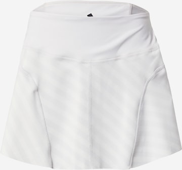 Jupe de sport ADIDAS PERFORMANCE en blanc : devant