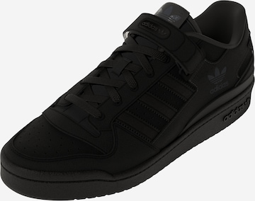 ADIDAS ORIGINALS Matalavartiset tennarit 'Forum' värissä musta: etupuoli