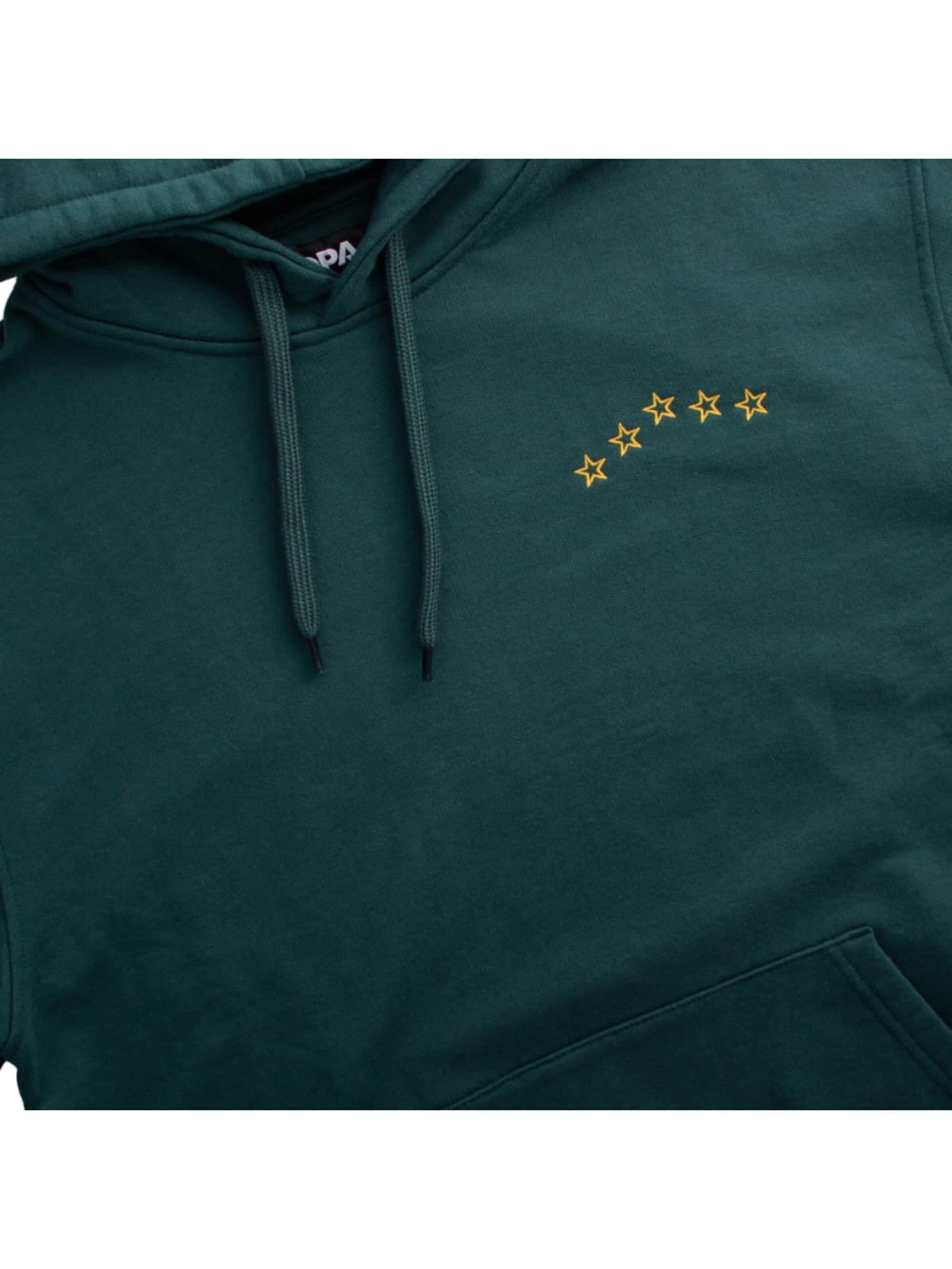 COPA FOOTBALL Trui 'Brazil Legends Geborduurde Hoodie' in Groen