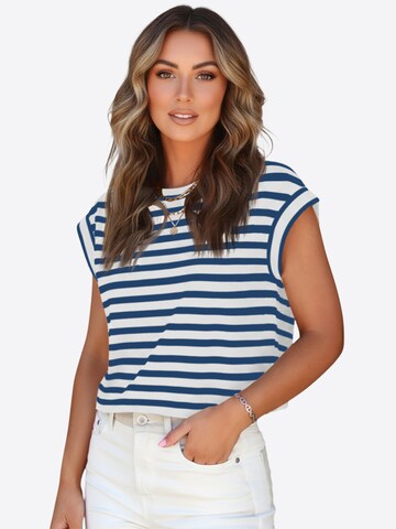 Imily Bela Majica | modra barva: sprednja stran