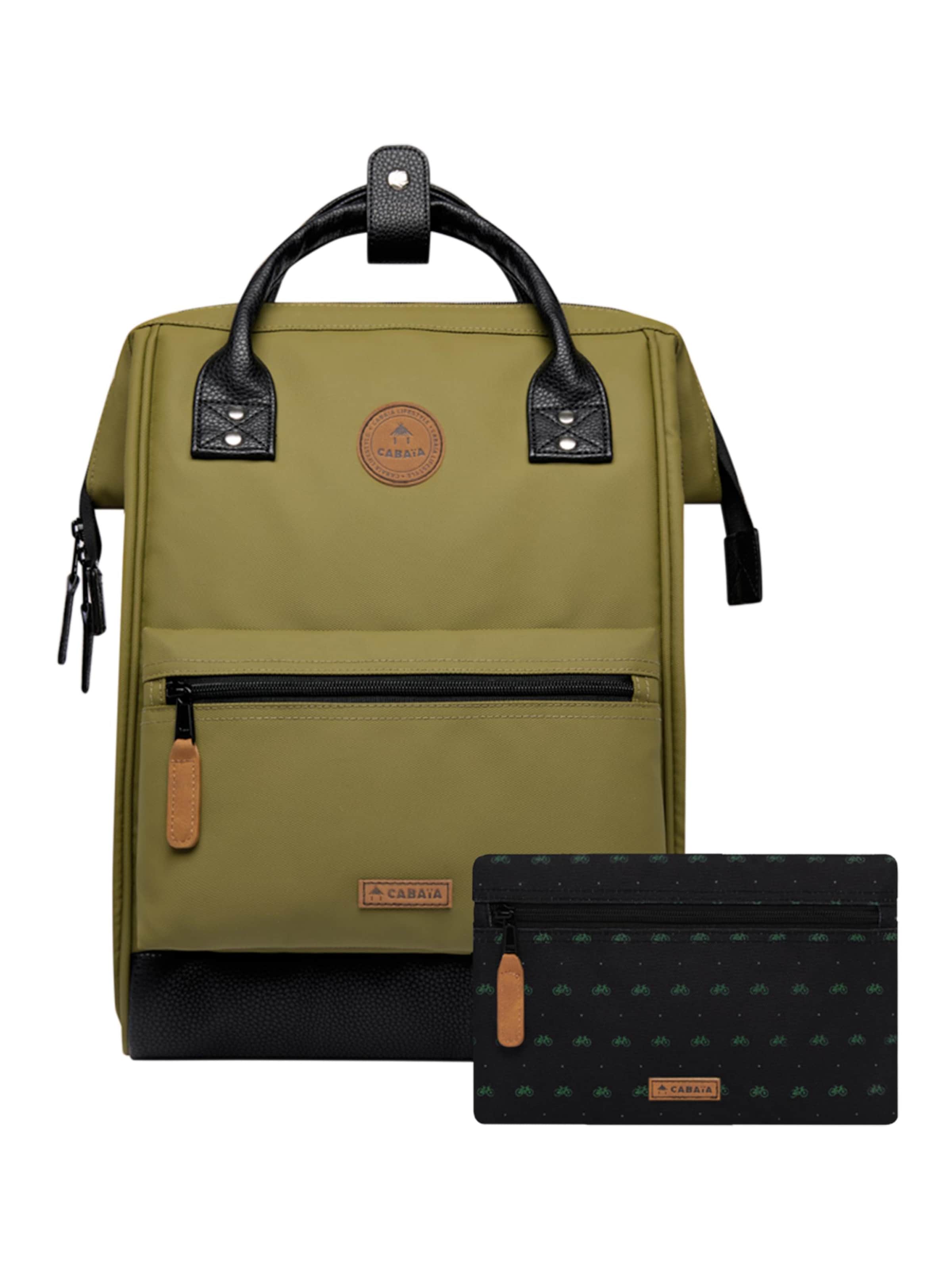 Cabaia Backpack 'Adventurer' in Green: front