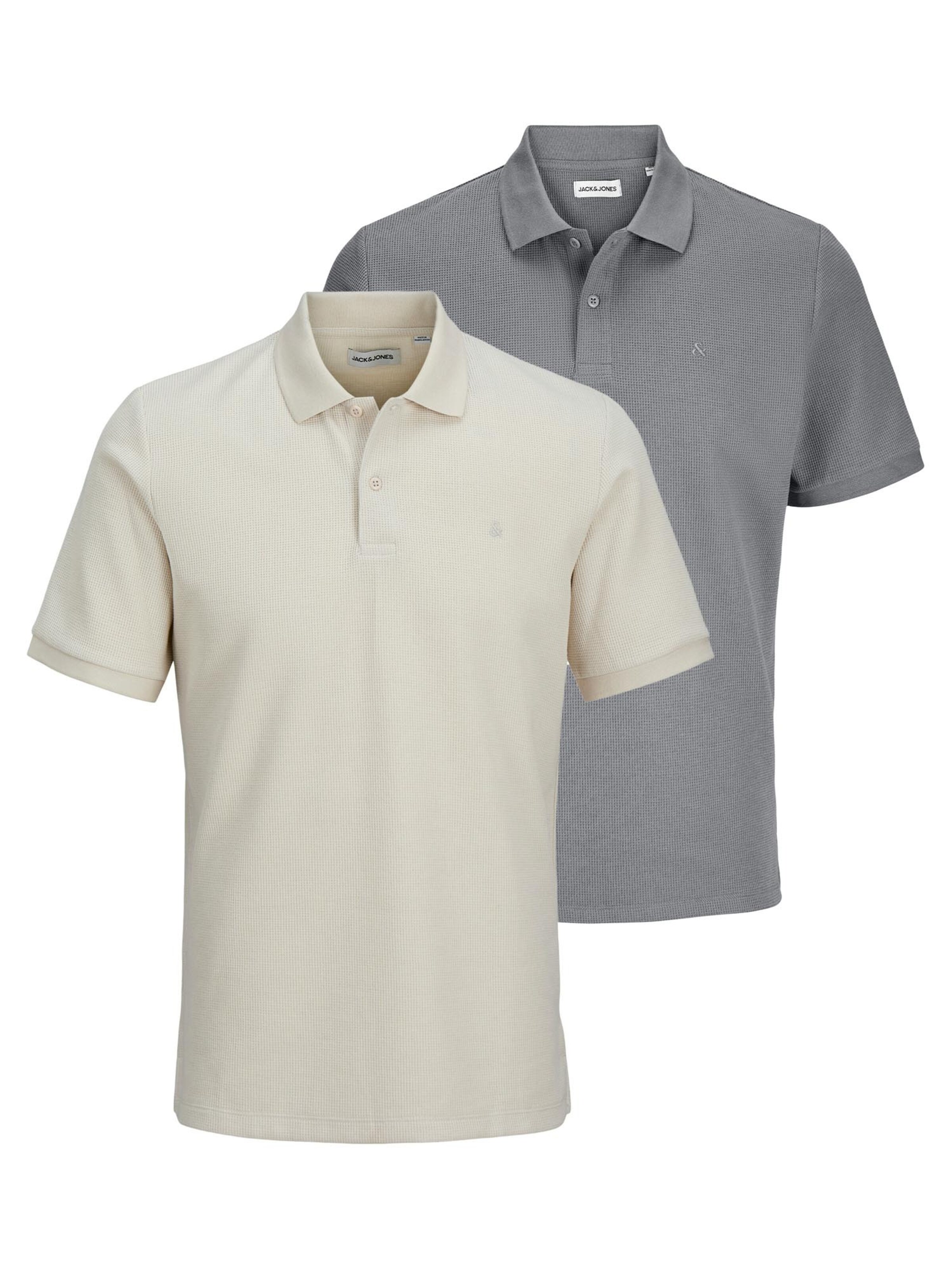 JACK & JONES Shirt 'Austin'‌‌‌ in beigemeliert, Produktansicht