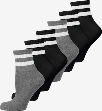 Chaussettes ' Short Track ' Nur Der en gris : devant