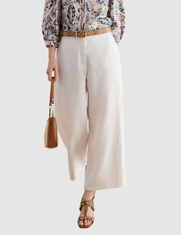 Hobbs London Wide leg Pants in White: front