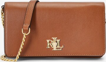 Pochette Lauren Ralph Lauren en marron : devant