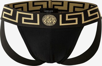 Slip VERSACE en noir : devant