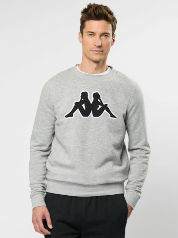 KAPPA Sweatshirt 'Airvit' in Grau: Vorderseite