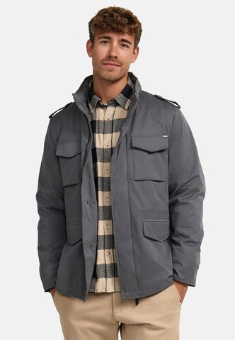 INDICODE JEANS Tussenjas in Grijs: voorkant