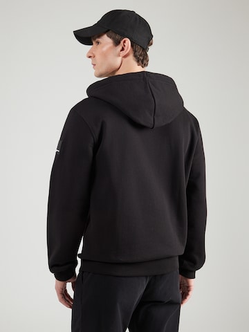 KARL LAGERFELD JEANS Кофта на молнии в Черный: сзади