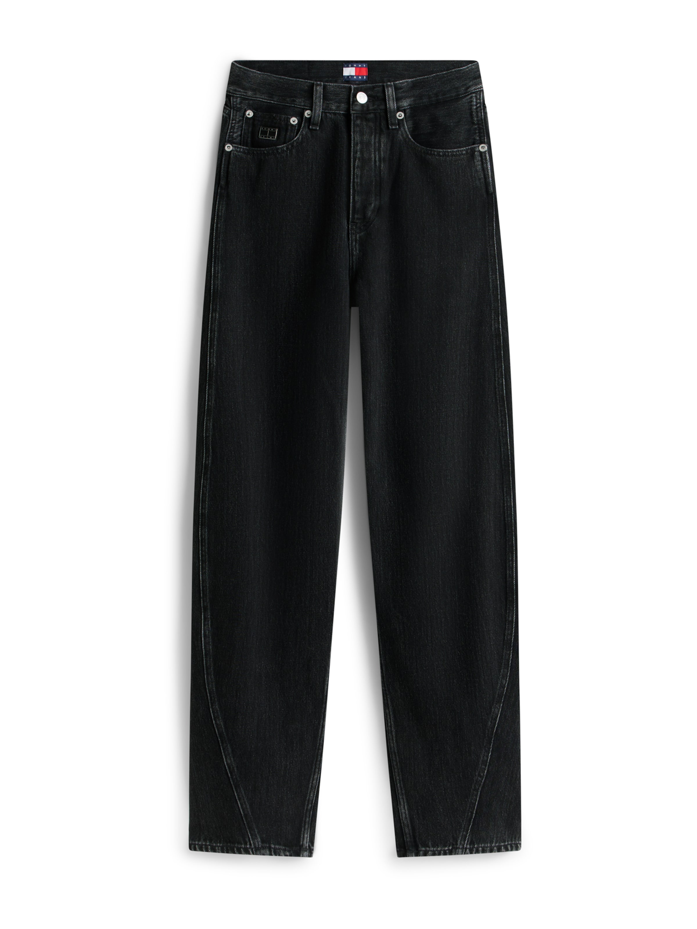 Tommy Jeans Wide leg Jeans in Black: front