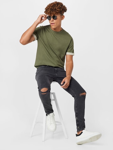 BURTON MENSWEAR LONDON Слим Джинсы в Черный