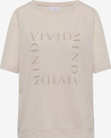 CECIL Shirt in Beige: front