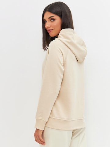 Cat e Lolette Sweatshirt 'Rider Cat' i beige