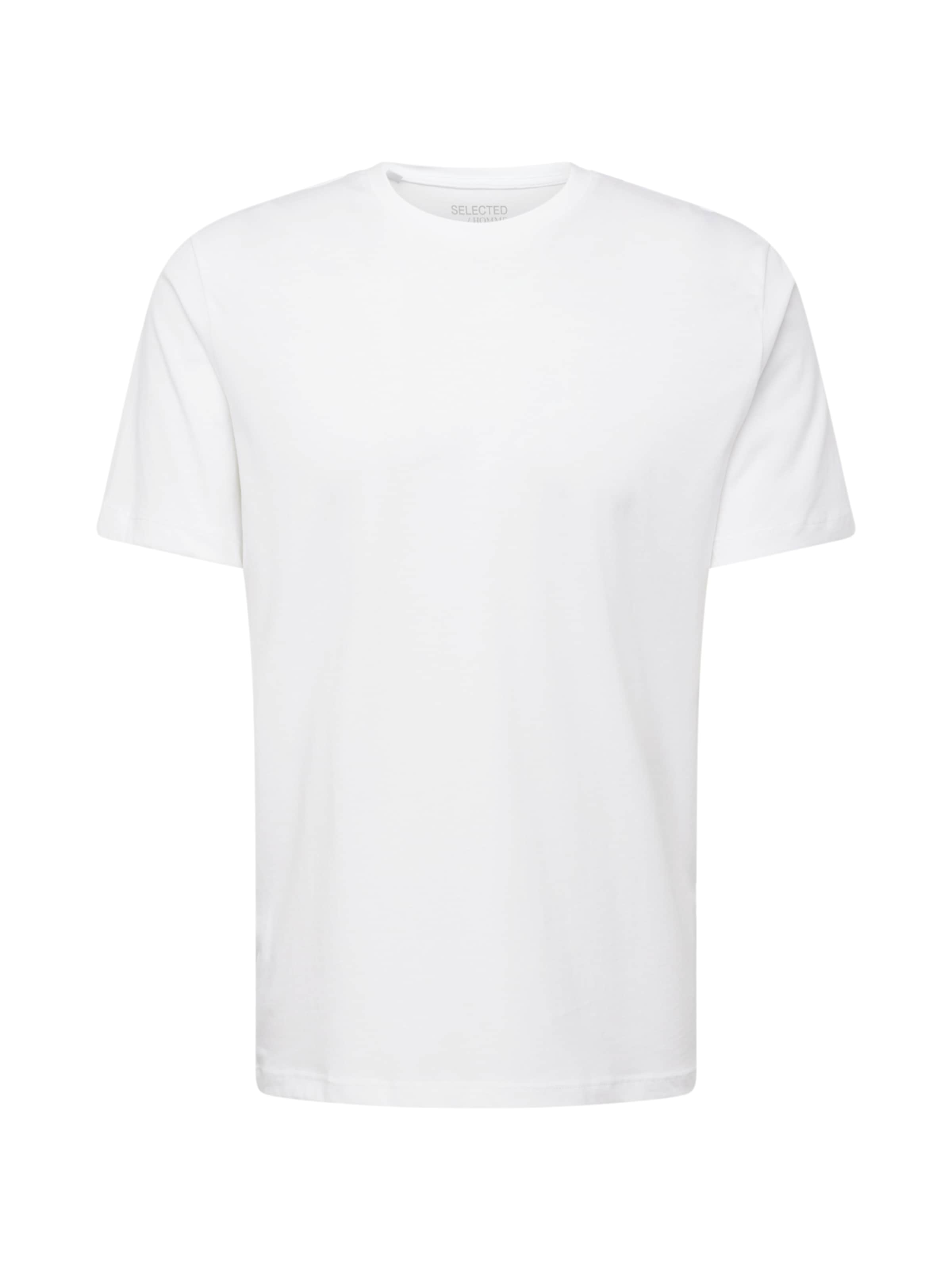 SELECTED Tričko 'SLHASPEN' - Biela: predná strana