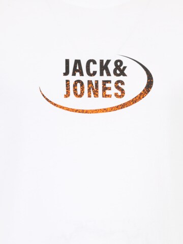 Jack & Jones Plus T-Shirt 'GRADIENT' in Weiß