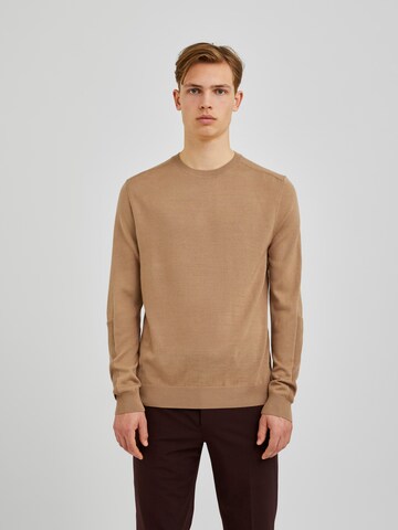 Bertoni Sweater 'Norh' in Beige: front