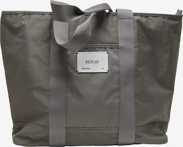 Shopper di REPLAY in grigio: frontale