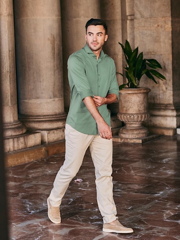 Suitable Slim Fit Hemd‌‌‌‌‌‌‌‌ in Grün
