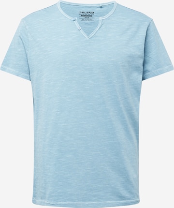 T-Shirt 'Ashton' BLEND en bleu : devant