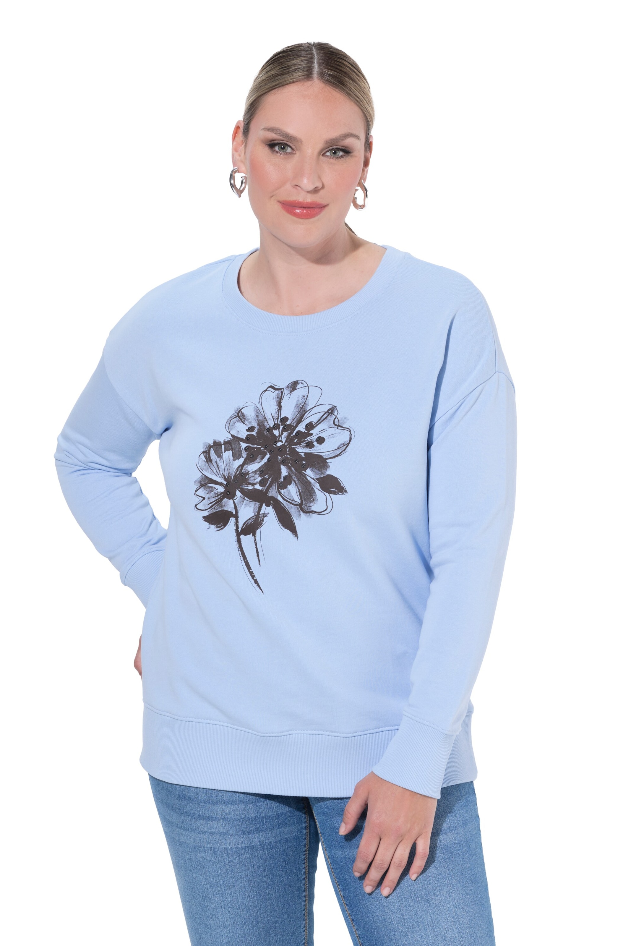 MIAMODA Sweatshirt in Blau: Vorderseite