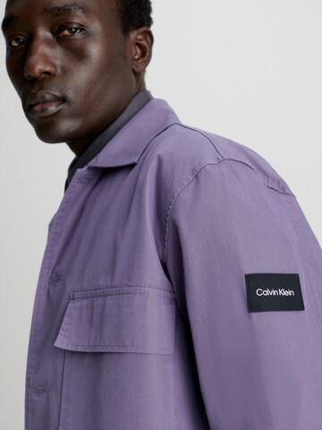 Veste mi-saison Calvin Klein en violet