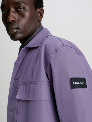 Calvin Klein Between-Season Jacket in Purple