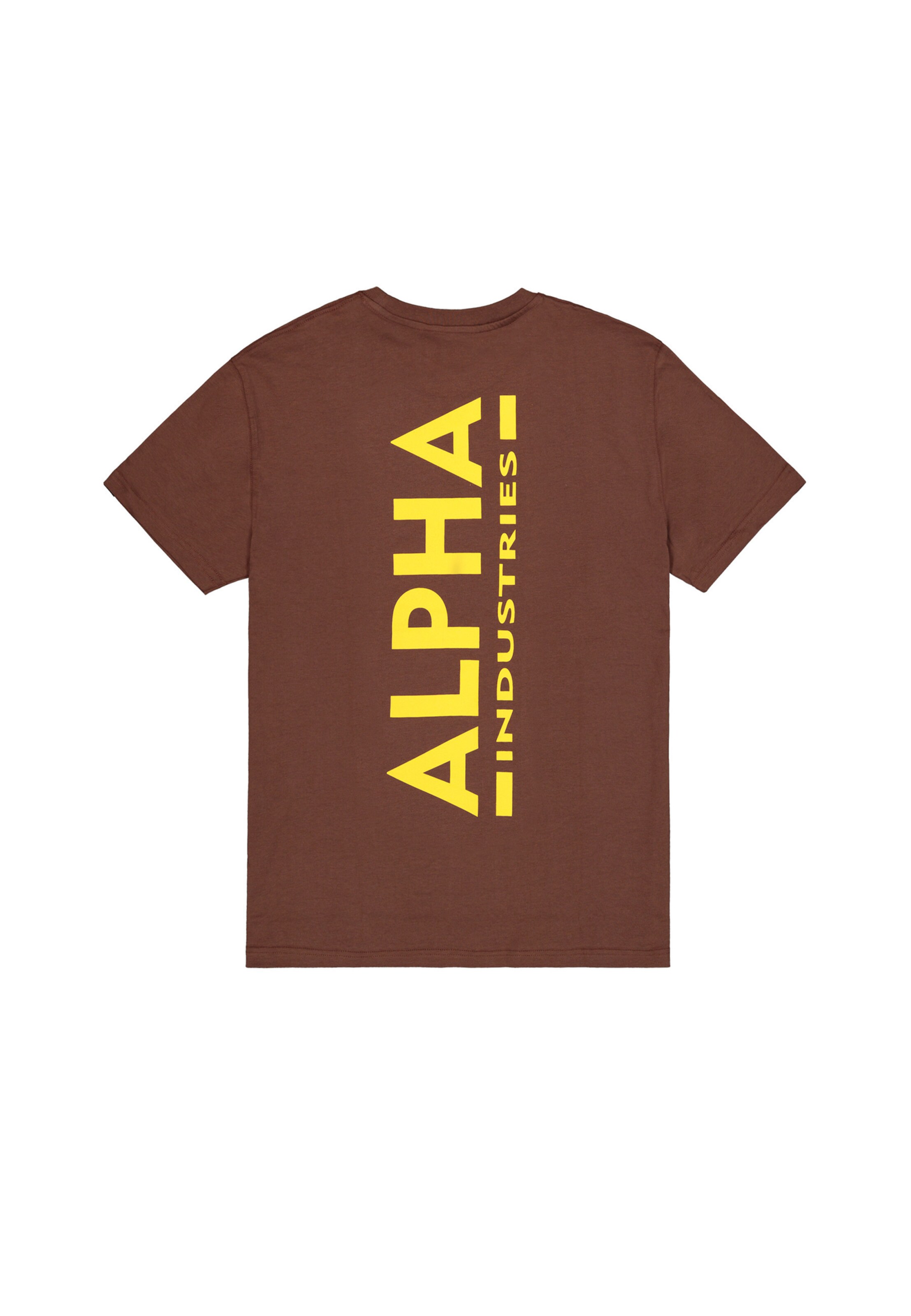 ALPHA INDUSTRIES Koszulka w kolorze brązowy