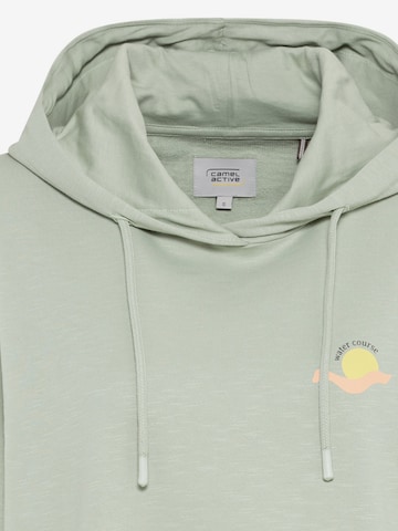 CAMEL ACTIVE Hoodie mit großem Rückenprint in Grün