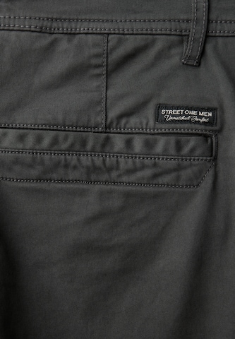 Street One MEN Slim fit Chino Pants in Grey