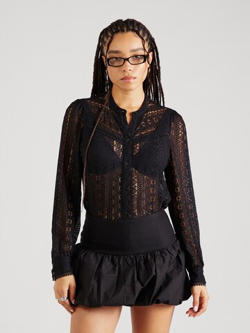 Camicia da donna 'ONLReba' di ONLY in nero: frontale
