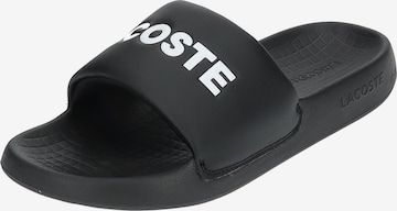 LACOSTE Beach & Pool Shoes in Black: front