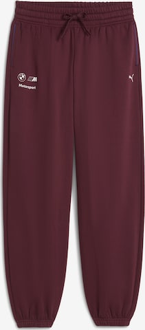 PUMA Loosefit Sporthose 'BMW Motorsport Essentials' in Rot: Vorderseite