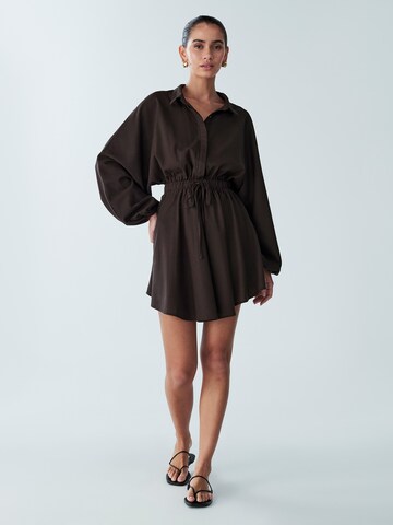St MRLO Shirt dress 'SHAUNA' in Brown: front