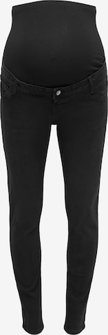 Skinny Jeans 'OLMALLY' di Only Maternity in nero: frontale