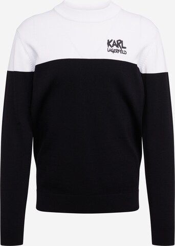 Karl Lagerfeld Pullover in Schwarz: predná strana