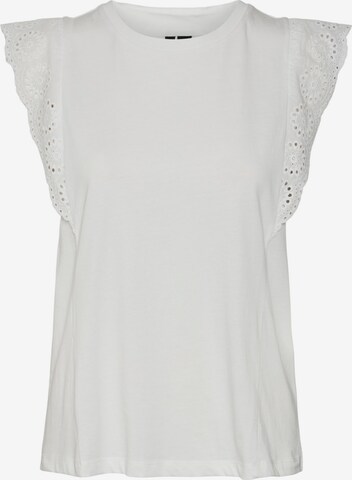 VERO MODA - Top en blanco: frente