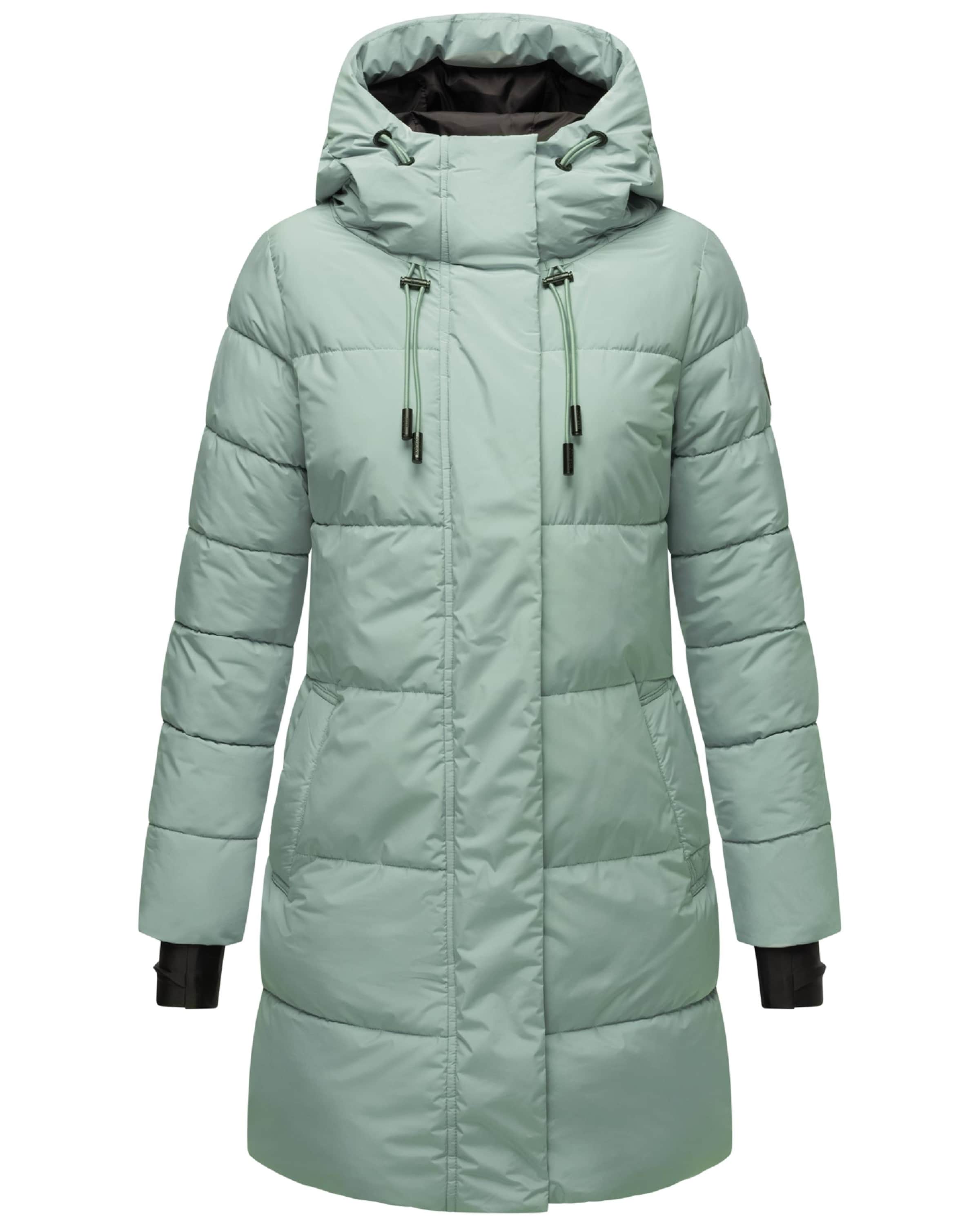 MARIKOO Winter coat 'Kaituu XVI' in Green: front