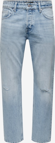 Only & Sons Loose fit Jeans 'Edge' in Blue: front