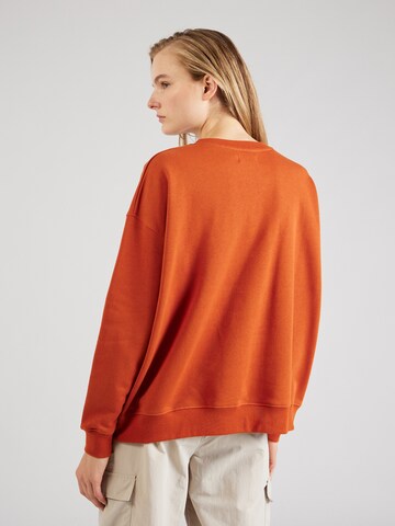 Derbe Sweatshirt 'Moin' in Orange