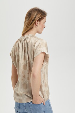 SOAKED IN LUXURY Bluse 'Marian' in Beige