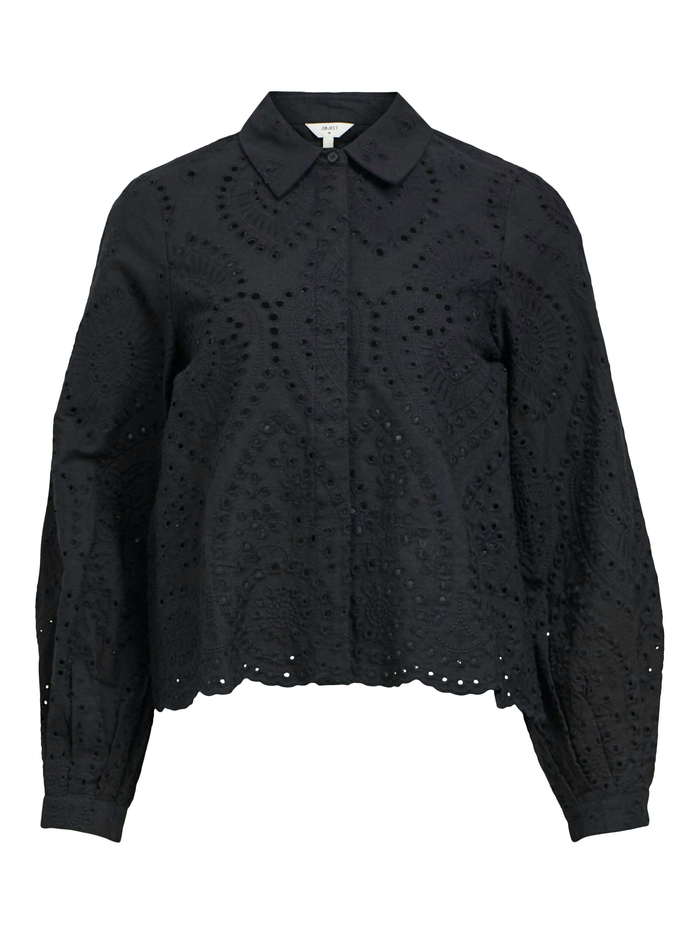 OBJECTBluza 'Bitten' - crna boja: prednji dio